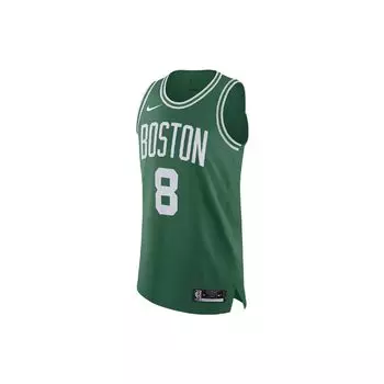 Nike Баскетбольная майка Player Edition 20 Season Boston Celtics Kemba Walker 8 с логотипом и круглым вырезом, мужская, зеленая CW3437-314 S