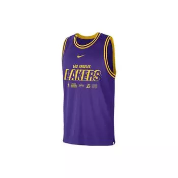 Nike Баскетбольная майка с принтом логотипа Dri-FIT NBA Los Angeles Lakers мужская майка фиолетовая DR2273-504 M
