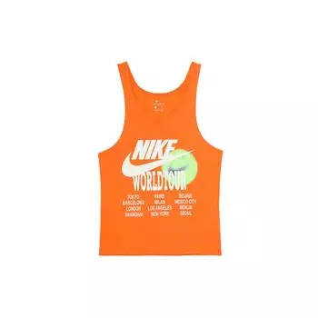 Nike Баскетбольная майка с ретро-принтом, мужская, оранжевая DA0936-842 L