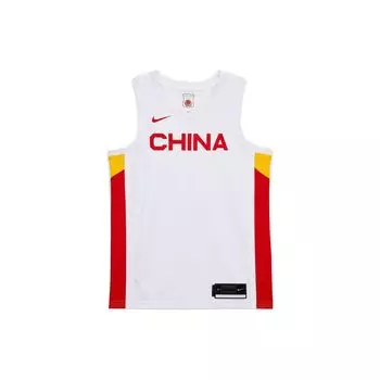 Nike Баскетбольный жилет с логотипом Letter, мужские топы, белый цвет CQ0157-100 L