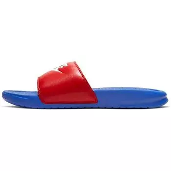 Nike Benassi JDI Slides Game Royal University Красные женские кроссовки Синие белые 343881-409