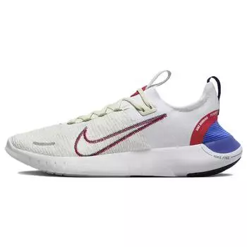 Nike Бесплатные RN Next Nature White University Red мужские кроссовки Sea-Glass Blue-Joy FB1276-100 40