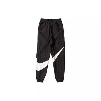 Nike Спортивные штаны с большим логотипом, мужские, черные AR9894-010 L