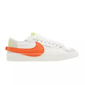 Nike Blazer Low 77 Jumbo Sail Rush Оранжевые женские кроссовки Бело-атомно-зеленый DQ1470-103 36.5