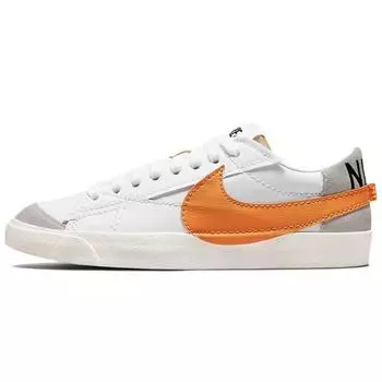Nike Blazer Low 77 Jumbo White Alpha Orange Мужские кроссовки Grey-Fog Sail DN2158-100