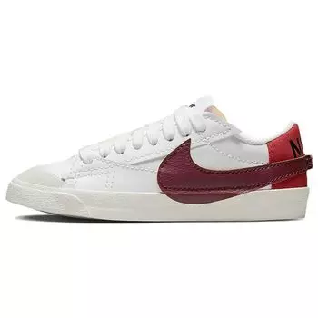 Nike Blazer Low 77 Jumbo White Dark Beetroot Женские кроссовки Cinnabar Black DQ1470-104 37.5