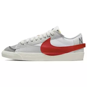 Nike Blazer Low 77 Jumbo White University Red Мужские кроссовки Photon-Dust Light-Smoke-Grey DQ8769-100 44