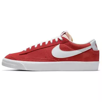Nike Blazer Low 77 University Red Мужские кроссовки белые DA7254-600 42.5