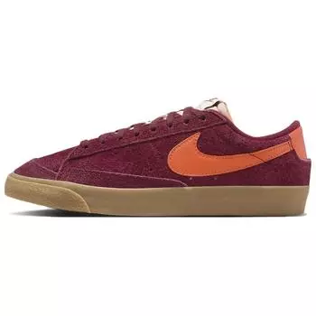 Nike Blazer Low 77 Vintage Team Red Safety Orange Женские кроссовки Gum-Light-Brown Team-Orange FQ8060-600 35.5