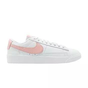 Nike Blazer Low Leather Storm Pink Женские кроссовки White Storm-Pink-White AV9370-114