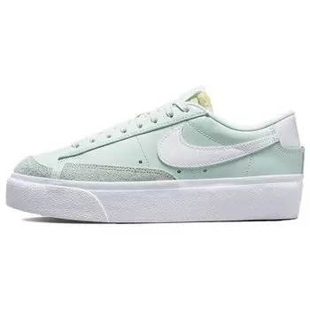Nike Blazer Low Platform Bare Green Женские кроссовки White Team-Orange DJ0292-300 39