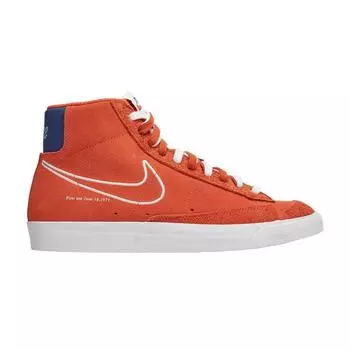 Nike Blazer Mid 77 First Use — оранжевые мужские кроссовки White Deep Royal-Blue DC3433-800 44