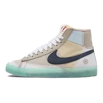 Nike Blazer Mid 77 GS Move To Zero - Кремовые детские кроссовки Cream-Ii Orange Glacier-Ice DO2699-200 37.5