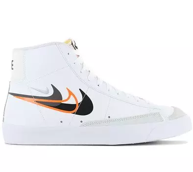 Nike Blazer Mid 77 - Multi Swoosh - Мужские кроссовки белые FN7809-100 ORIGINAL EU 42.5 US 9 белый