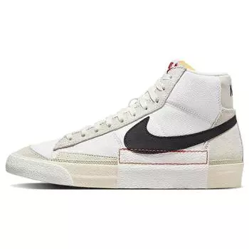 Nike Blazer Mid 77 Pro Club Remastered — мужские кроссовки Light Bone Black White Summit-White DQ7673-100 41