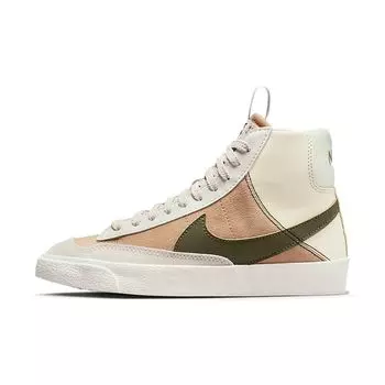 Nike Blazer Mid 77 SE GS Dance — Детские кроссовки Sanddrift Brown Light-Silver Phantom DQ0369-100 36