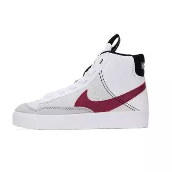 Nike Blazer Mid 77 SE PS Dance — женские кроссовки White Rush Maroon Black Summit-White DH8641-101 28