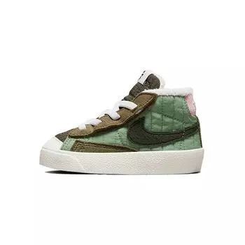 Nike Blazer Mid 77 TD Oil Green Детские кроссовки Sail Medium-Oliver Steel-Green DO5218-331 22