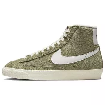 Nike Blazer Mid 77 Vintage Olive Suede Женские кроссовки Зеленый Средний-Оливковый Кокосовое Молоко DV7006-201 38