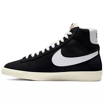 Nike Blazer Mid GS Черные кроссовки White Sail Total-Orange DA4672-001