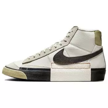 Nike Blazer Mid Pro Club Remastered — мужские кроссовки Phantom Neutral Olive Cream Dark-Russet Black FB8891-002