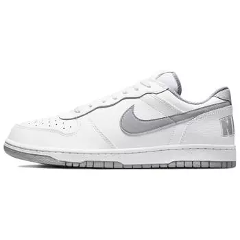 Nike Большие низкие белые серые мужские кроссовки Wolf 355152-106 44.5