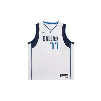 Nike Быстросохнущая дышащая майка Luka Doncic Dallas Mavericks, баскетбольная майка для молодежи, детские топы, белые 3Z2B7BZ1P-MAVDL XL