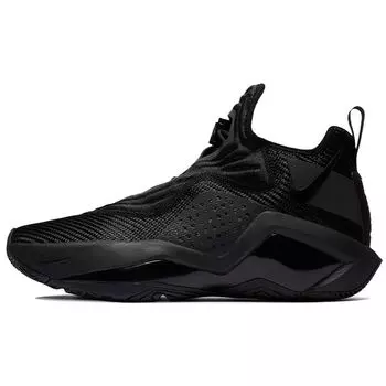Кроссовки мужские Nike LeBron Soldier 14 черные металлик-темно-серые CK6024-003 44
