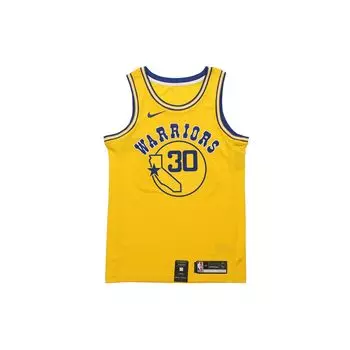 Nike Classic Edition Swingman Connected Джерси НБА Мужской Джерси Желтый AJ3878-728 XL