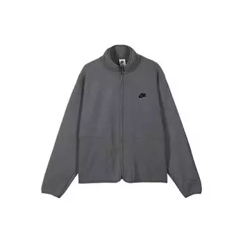 Nike Club Флисовая повседневная куртка с воротником-стойкой Мужские куртки Железно-серый FB8387-068 XL