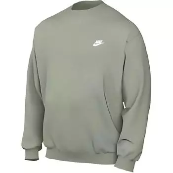 Nike Мужская толстовка Club Oversized Crew Sweatshirt Light-Green HJ1820-370 L
