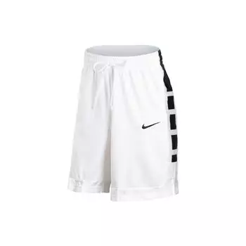 Nike Мужские повседневные баскетбольные шорты с контрастной вставкой, белые DN4003-100 S