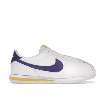 Nike Cortez Lakers Мужские кроссовки Белый Varsity-Maize Varsity-Purple DM4044-106 42