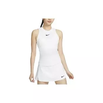 Nike Court Advantage однотонный быстросохнущий теннисный топ без рукавов женский белый FD5674-100 XL