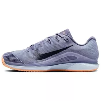Nike Court Air Zoom Vapor 12 Clay Пепельно-серый Обсидиан Мужские Кроссовки Синий Светло-армейский-синий Марракеш HQ6026-400 42.5