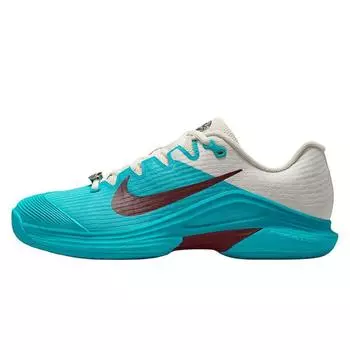 Nike Court Air Zoom Vapor 12 Premium HC Dusty Cactus Dark Team Red женские кроссовки Blue Pale-Ivory Metallic-Silver HJ6650-300 36