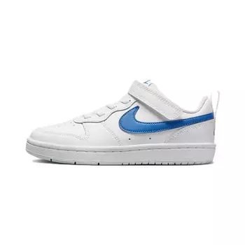 Nike Court Borough Low 2 PSV White Photo Blue Детские кроссовки Pure-Platinum Stadium-Green BQ5451-123 28
