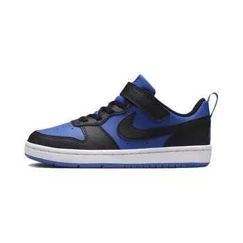 Nike Court Borough Low Recraft Game Royal Белый Черный (PS) Детские кроссовки HM6298-480 US 12C