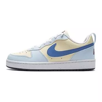 Nike Court Borough Low Recraft GS Coconut Milk Polar White Детские кроссовки Синие Голубые Темно-фиолетовые FV8120-141 36