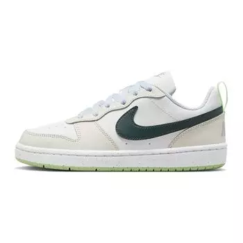 Nike Court Borough Low Recraft GS Coconut Milk Jungle Green Детские кроссовки Кремово-белые Темно-Джунгли-Зеленые FV8121-131 40