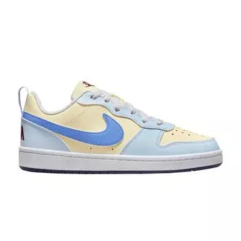 Nike Court Borough Low Recraft GS Coconut Milk Polar White Детские кроссовки Синие Голубые Темно-фиолетовые FV8120-141 40