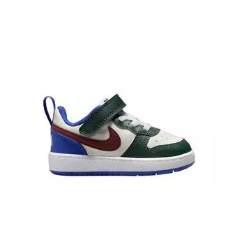 Nike Court Borough Low Recraft TD Vintage Green Dark Pony Детские кроссовки Кремовый парус DV5458-300 22