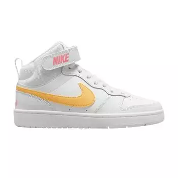 Детские кроссовки Nike Court Borough Mid 2 GS White Topaz Gold Summit-White Coral-Chalk CD7782-112 39