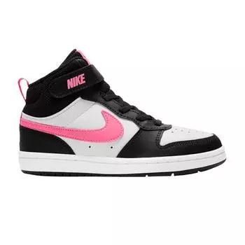 Детские кроссовки Nike Court Borough Mid 2 PS Черный Закат Пульс Белый CD7783-005 28