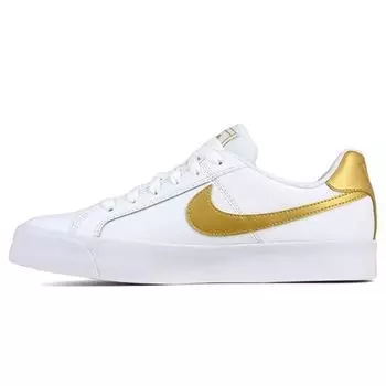 Nike Женские кроссовки Court Royale AC белого цвета с металлическим золотом AO2810-109 36