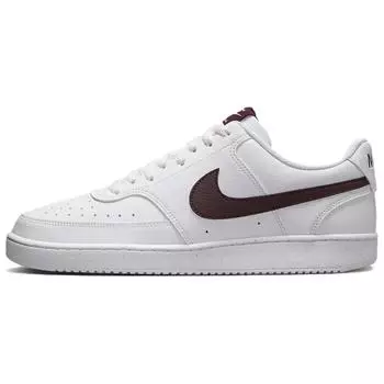 Nike Court Vision Low Next Nature белые бордовые кроссовки Crush мужские DH2987-113 44