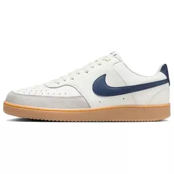 Nike Court Vision Low Sail Midnight Navy Мужские кроссовки Кремовый каучук-светло-коричневый Светло-железная руда HF1068-133 39