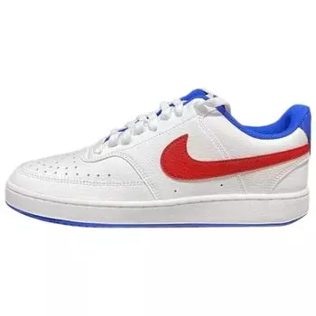 Nike Court Vision Low White University Красные мужские кроссовки DB5945-161 44