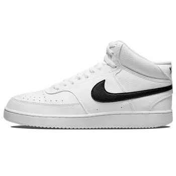 Nike Court Vision Mid Next Nature Белые черные мужские кроссовки DN3577-101 44.5