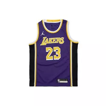 Nike Детская баскетбольная майка NBA Los Angeles Lakers James 23 Letter Print Loose Directless без рукавов для детей Фиолетовый 3Y2B7BXAP-LAKJL